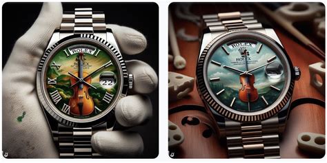 rolex violin day date|Rolex Enters 2024 With A Rare Day.